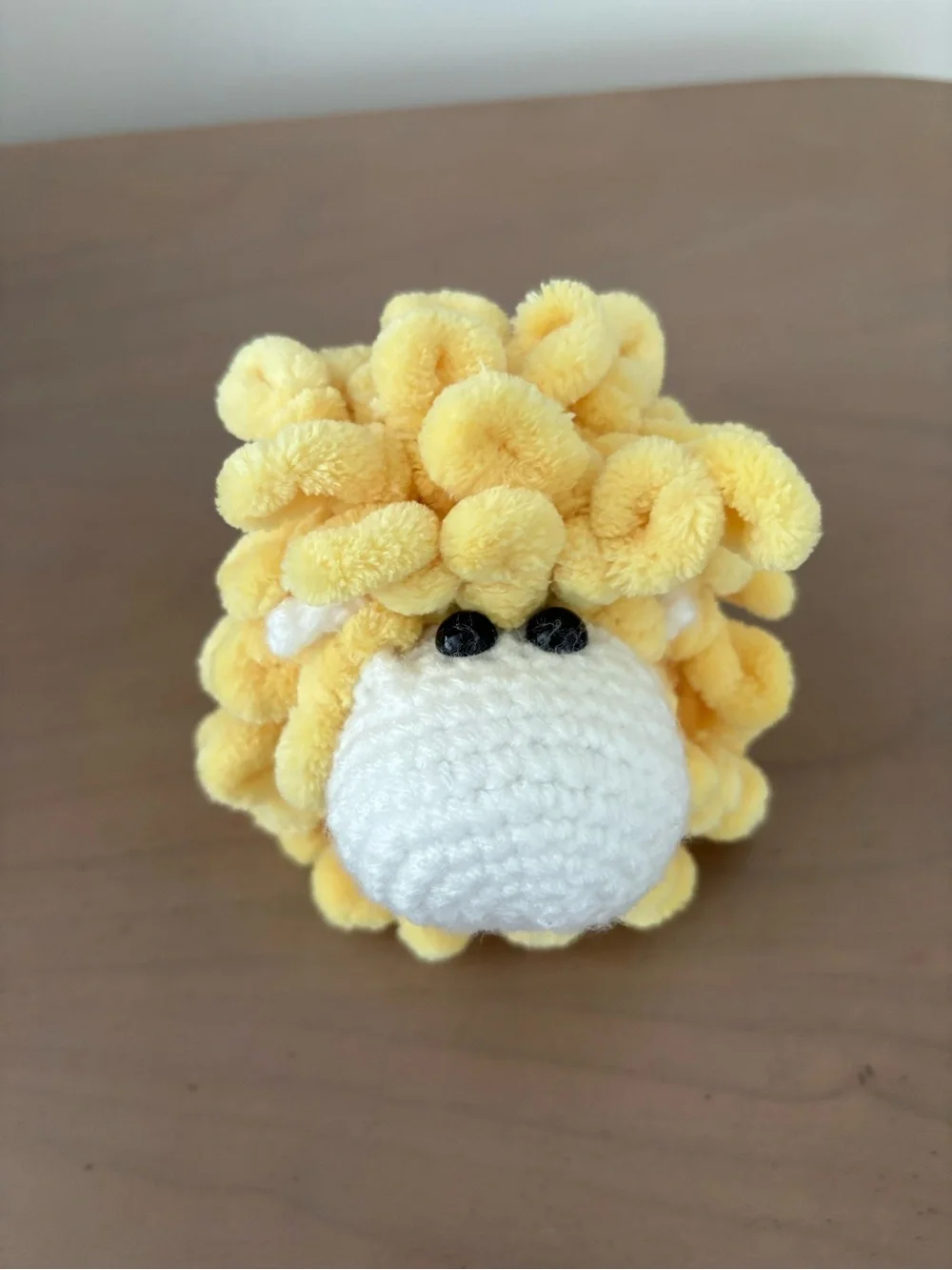 Yellow Plush Sheep Soft Toy - Kids Toy